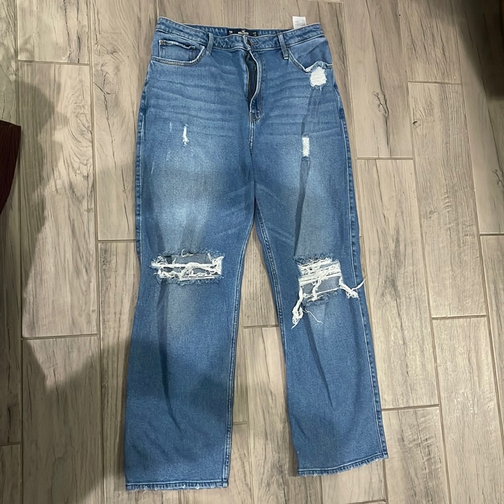 Hollister high rise dad jeans